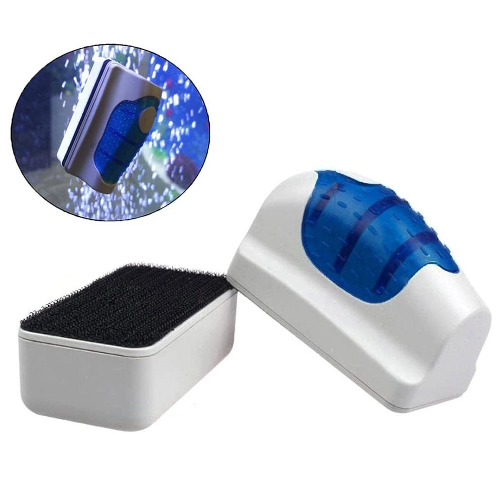 Magnetic Aquarium Fish Tank Scraper Glass Cleaner Scrubber Floating Clean Brush Animals & Pet Supplies > Pet Supplies > Fish Supplies > Aquarium Cleaning Supplies Namotu   