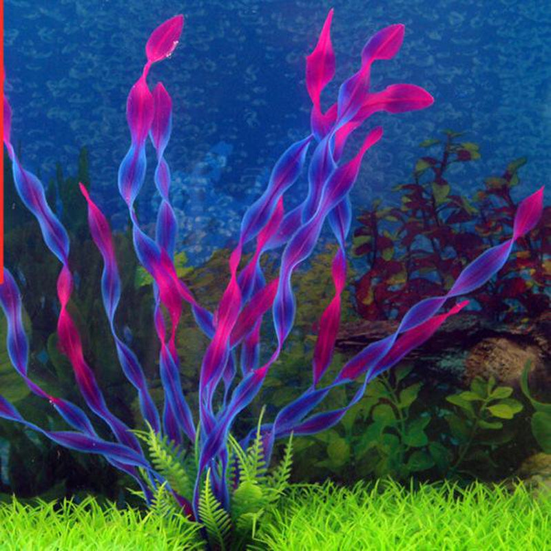 Tangnade Silk Fake Aquarium Fish Tank Plant Creature Aquarium Decoration Decor Landscape as Shown