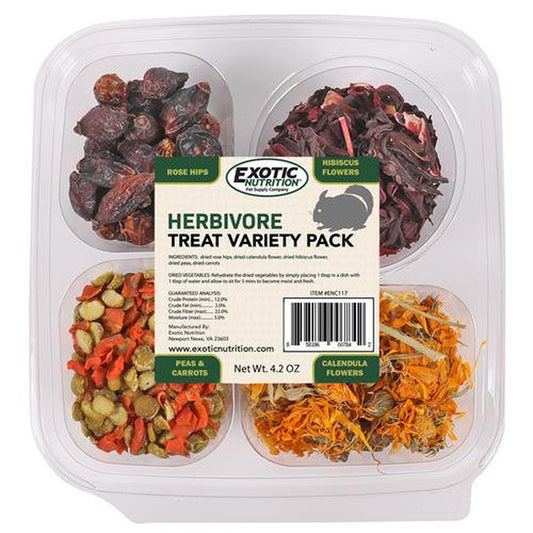 Exotic Nutrition Herbivore Treat Variety Pack