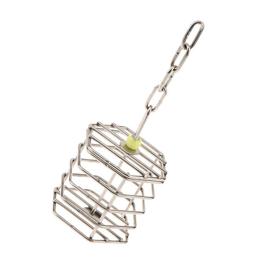 Intelligent Toy Bird Cage Steel Parrot Feeder Forage Stand Swing Hanger Animals & Pet Supplies > Pet Supplies > Bird Supplies > Bird Cages & Stands HOMYL   