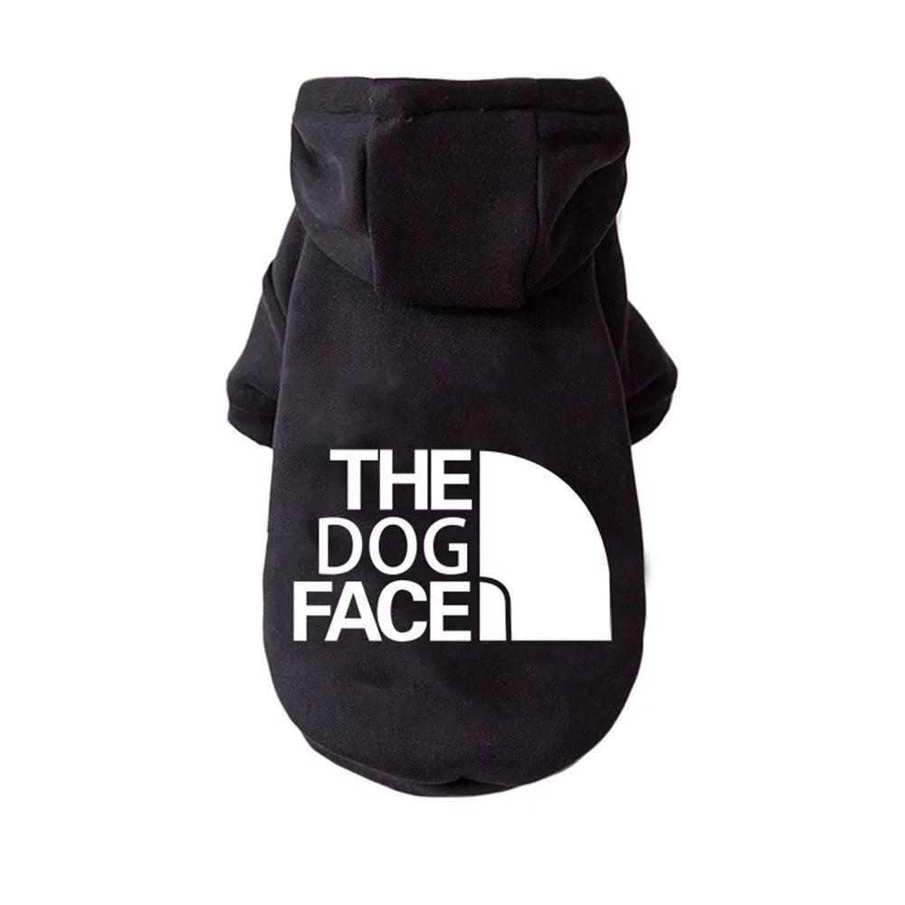 Dog Outfits, Puppy Clothes for Small Puppy XS S M, the Dog Face, Dog Clothes for Small Dogs, Dog Hoodie Animals & Pet Supplies > Pet Supplies > Dog Supplies > Dog Apparel Powerdelux M Black 