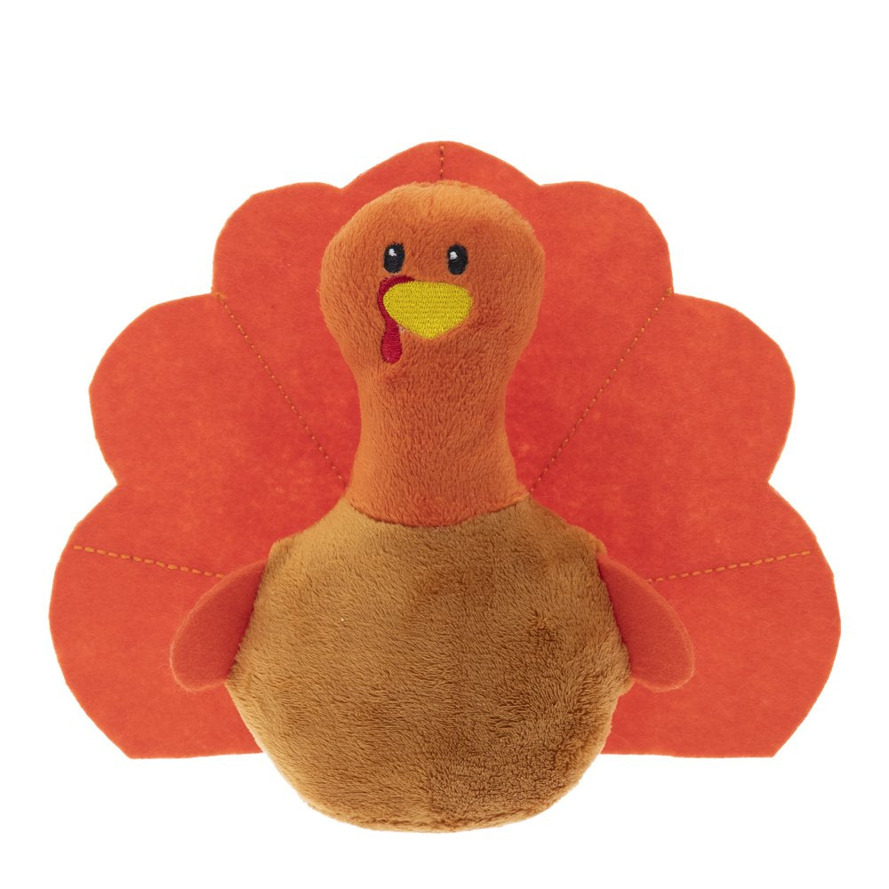 Vibrant Life Halloween Dog Toy, 6-Inch Squeaky Candy Corn Plush Animals & Pet Supplies > Pet Supplies > Dog Supplies > Dog Toys Dan Dee International Fall Turkey  