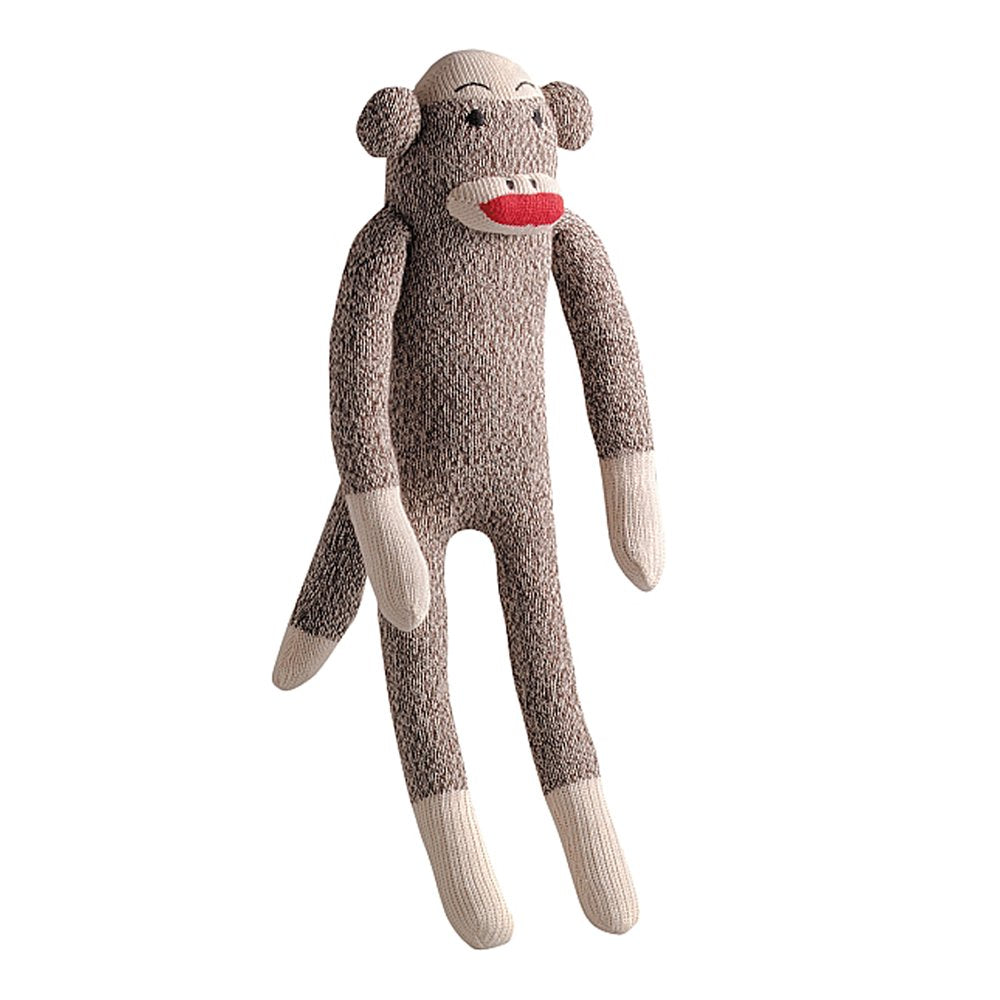 Multipet Sock Monkey Plush Dog Toy with Squeaker Animals & Pet Supplies > Pet Supplies > Dog Supplies > Dog Toys Multipet International   