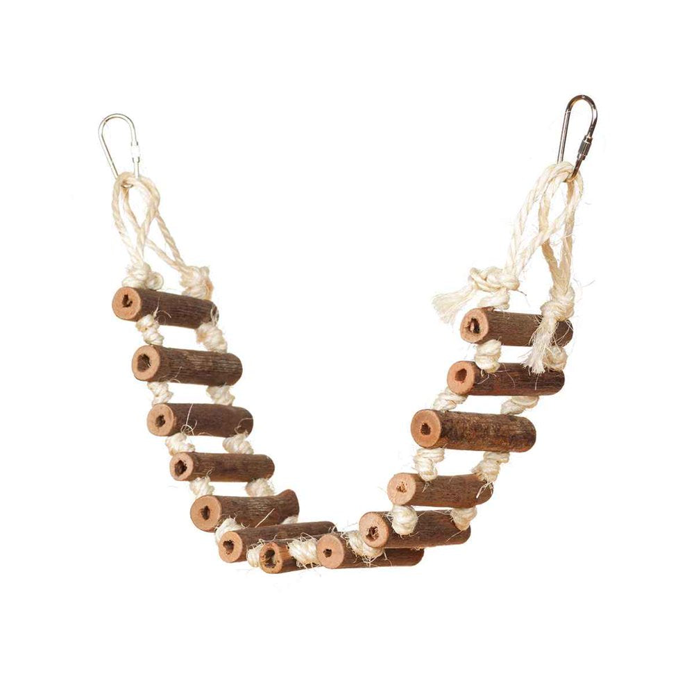 Prevue Pet Products Handmade Natural Wood Rope Ladder Bird Toy Animals & Pet Supplies > Pet Supplies > Bird Supplies > Bird Toys PREVUE PET PRODUCTS   