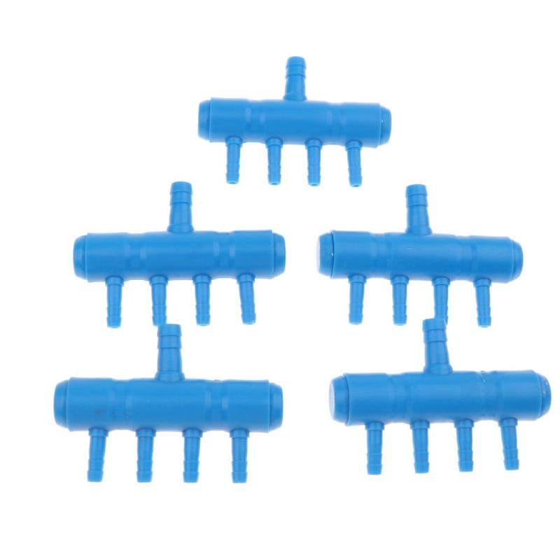 5Piece Aquarium Fish Tank Pond Pump Manifold Air Divider Valve 1 to 2 Outlet Animals & Pet Supplies > Pet Supplies > Fish Supplies > Aquarium & Pond Tubing Magideal 1 to 4 Outlet  