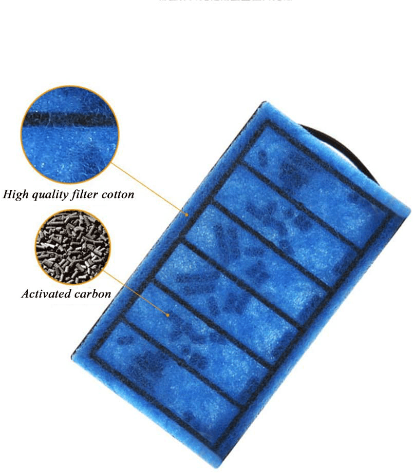 5W 400L/H Turtle Fish Tank Filter, Quiet Flow Bio Filtration Low Level Waterfall Filter for Aquariums Fish Tank Turtle, 105 GPH Animals & Pet Supplies > Pet Supplies > Fish Supplies > Aquarium Filters Guinio   