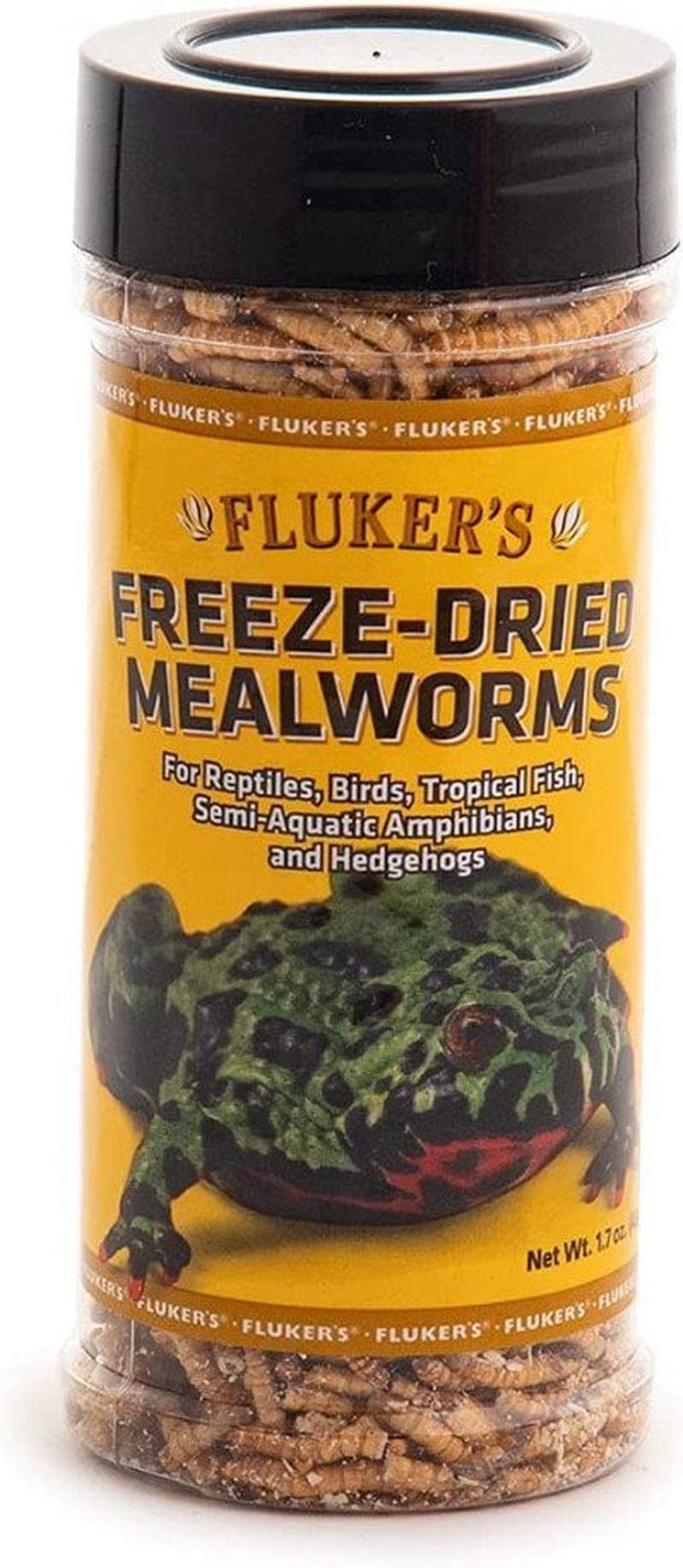 6.8 Oz (4 X 1.7 Oz) Flukers Freeze-Dried Mealworms for Reptiles, Birds, Tropical Fish, Amphibians and Hedgehogs Animals & Pet Supplies > Pet Supplies > Reptile & Amphibian Supplies > Reptile & Amphibian Food Fluker's   