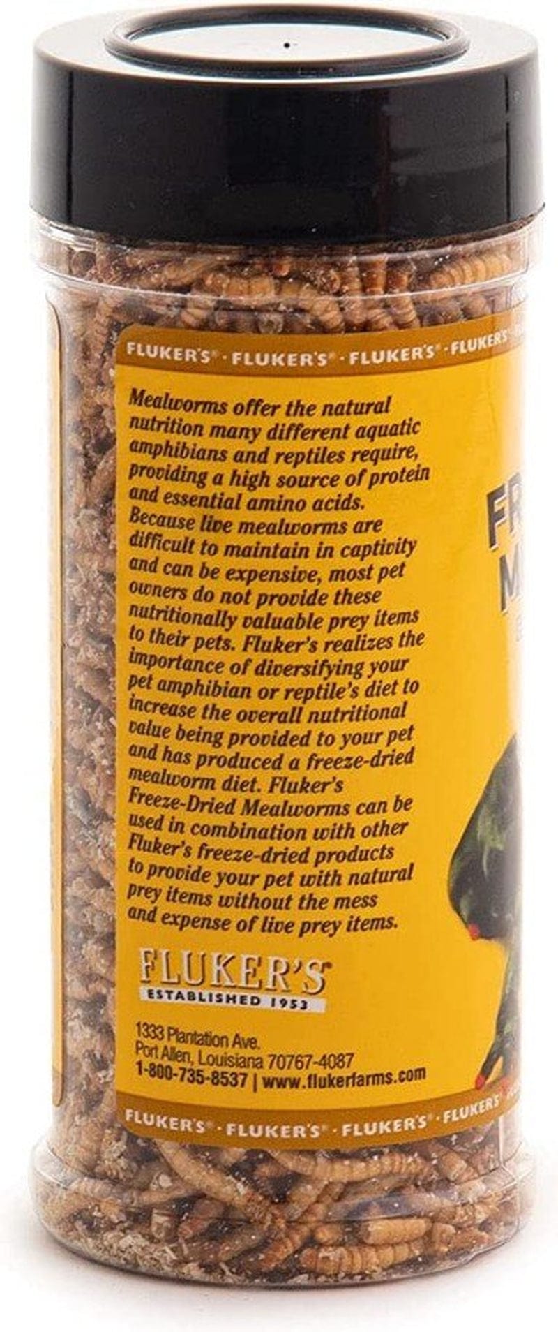 6.8 Oz (4 X 1.7 Oz) Flukers Freeze-Dried Mealworms for Reptiles, Birds, Tropical Fish, Amphibians and Hedgehogs Animals & Pet Supplies > Pet Supplies > Reptile & Amphibian Supplies > Reptile & Amphibian Food Fluker's   