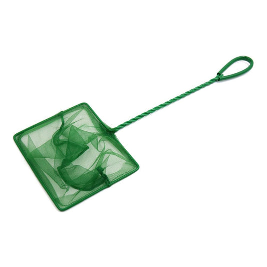 6" Green Plastic Coated Handle Fish Shrimp Skimming Net for Betta Aquarium Pond Animals & Pet Supplies > Pet Supplies > Fish Supplies > Aquarium Fish Nets Unique-Bargains   