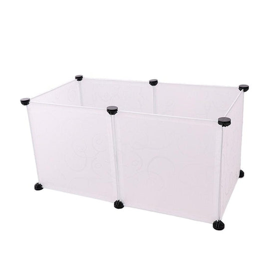 6 Panels/Set Pet Enclosure Run Animal Fence Playpen Dog Kennel White 2 White Animals & Pet Supplies > Pet Supplies > Dog Supplies > Dog Kennels & Runs DYNWAVE 2 White  