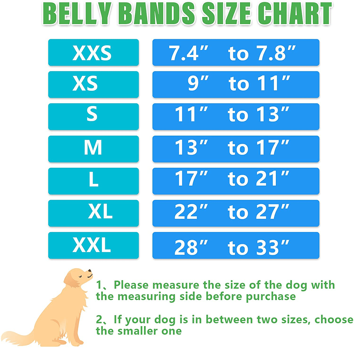 6 Pieces Reusable Male Dog Belly Bands, Washable Dog Diapers Male Puppy Nappies Wrap for Male Dogs Marking Pet Excitable Urination Male Dogs Marking Animals & Pet Supplies > Pet Supplies > Dog Supplies > Dog Diaper Pads & Liners Weewooday   