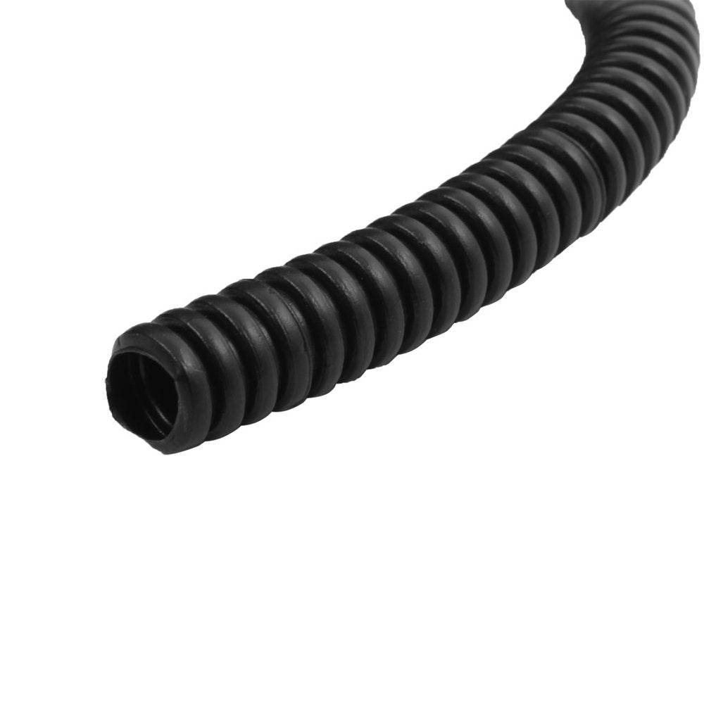 Plastic Corrugated Wire Tubing 1.46M Length 8Mm Inner Diameter Black Animals & Pet Supplies > Pet Supplies > Fish Supplies > Aquarium & Pond Tubing Unique-Bargains   