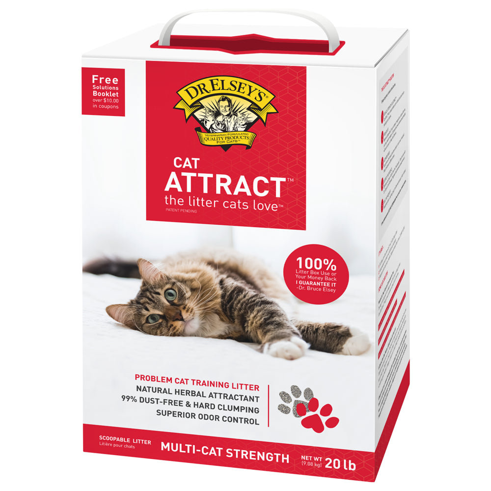 Dr. Elsey'S Precious Cat Attract Clumping Clay Cat Litter, 20 Lb. Box Animals & Pet Supplies > Pet Supplies > Cat Supplies > Cat Litter Precious Cat 20 lbs  