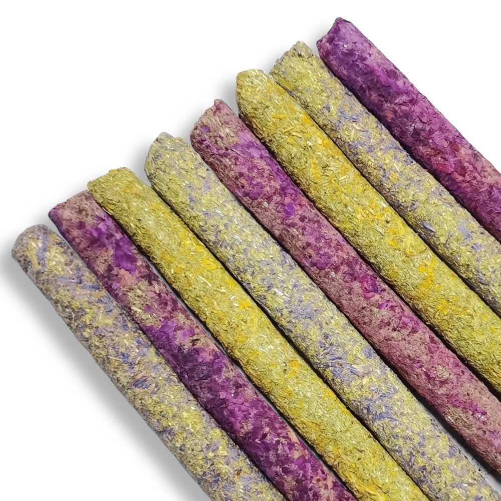 H-Z-J 30Pcs Natural Flowers Timothy Molar Rodhay Chewing Stick Timothy Hay Sticks Chew Treats Animals & Pet Supplies > Pet Supplies > Small Animal Supplies > Small Animal Treats H-Z-J   