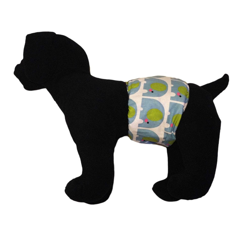 Barkertime Cute Elephant Washable Dog Belly Band Male Wrap - Made in USA Animals & Pet Supplies > Pet Supplies > Dog Supplies > Dog Diaper Pads & Liners Barkertime   