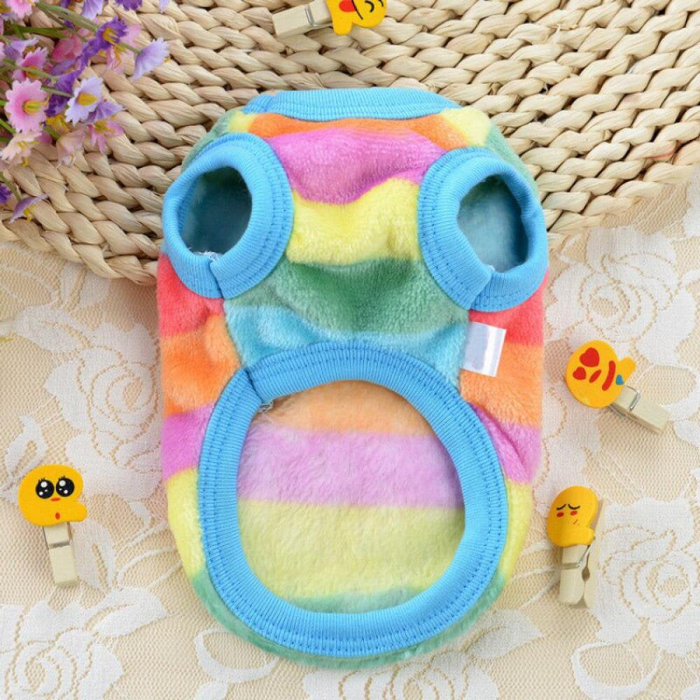 Clearance!Autumn Winter Cartoon Pet Puppy Cat Coats Jacket Warm Soft Fleece Dog Clothes for Small Dog Chihuahua Clothing Coat Apparel F XXS Animals & Pet Supplies > Pet Supplies > Dog Supplies > Dog Apparel Popvcly   