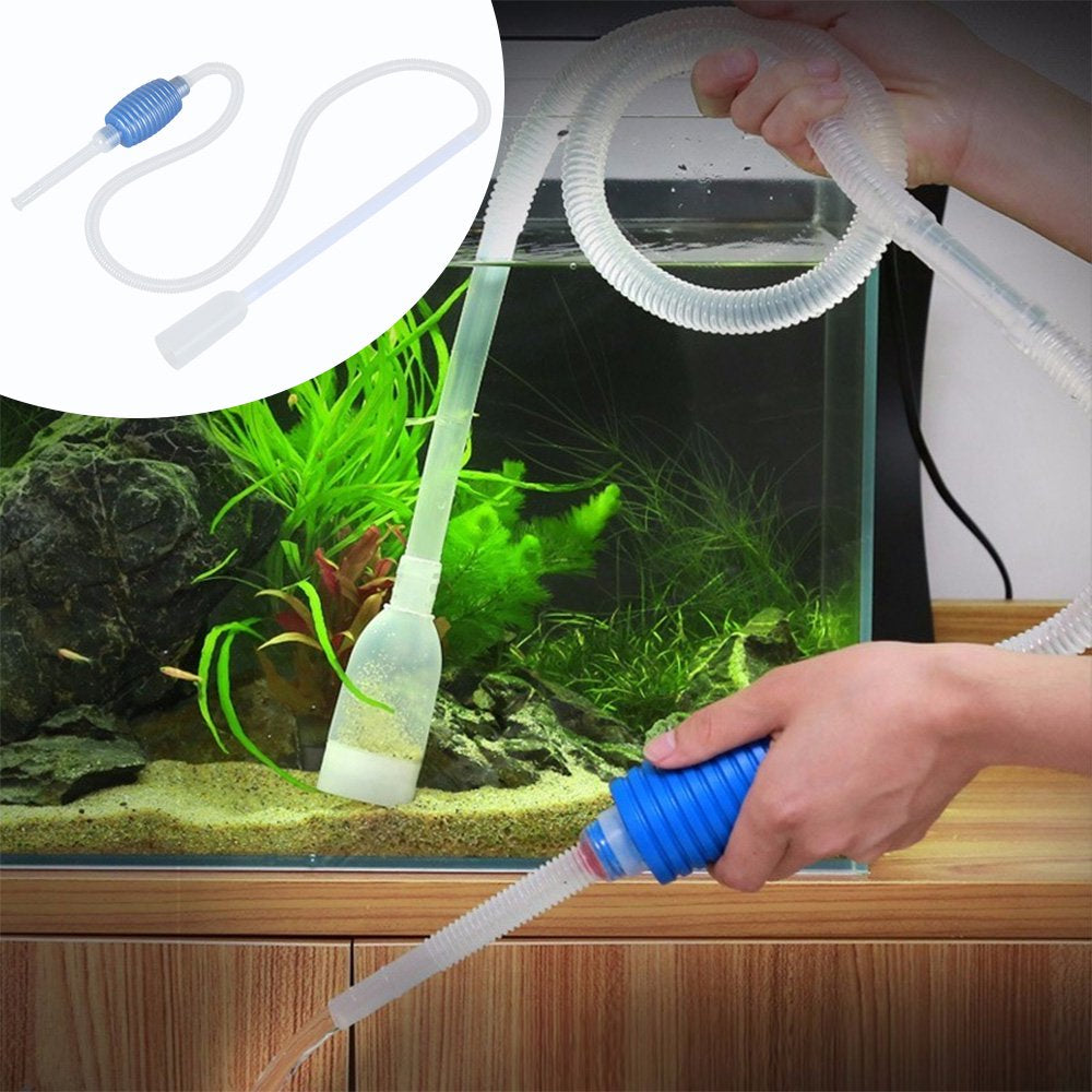 Fyeme Fish Tank Water Suction Machine Siphon Pump Cleaning Pump Aquarium Vacuum Cleaner Sand and Stone Cleaning Fish Tank Water Suction Device Animals & Pet Supplies > Pet Supplies > Fish Supplies > Aquarium Cleaning Supplies Fyeme   