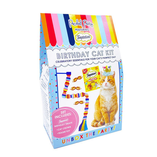 Packed Party Cat Birthday Box with Cat Treats, Toy & Accessory Animals & Pet Supplies > Pet Supplies > Cat Supplies > Cat Toys Packed Party   