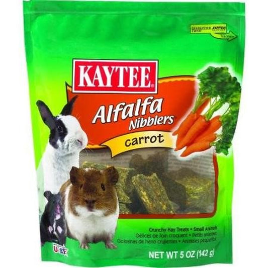 Kaytee Alfalfa Carrot Nibblers for Small Pets, 5-Oz Animals & Pet Supplies > Pet Supplies > Small Animal Supplies > Small Animal Treats Kaytee   