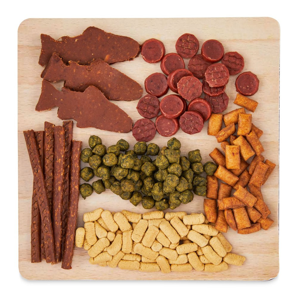 Vibrant Life Holiday Cat-Uterie Board with Assorted Dry Crunchy and Chewy Cat Treats, 4.25 Oz
