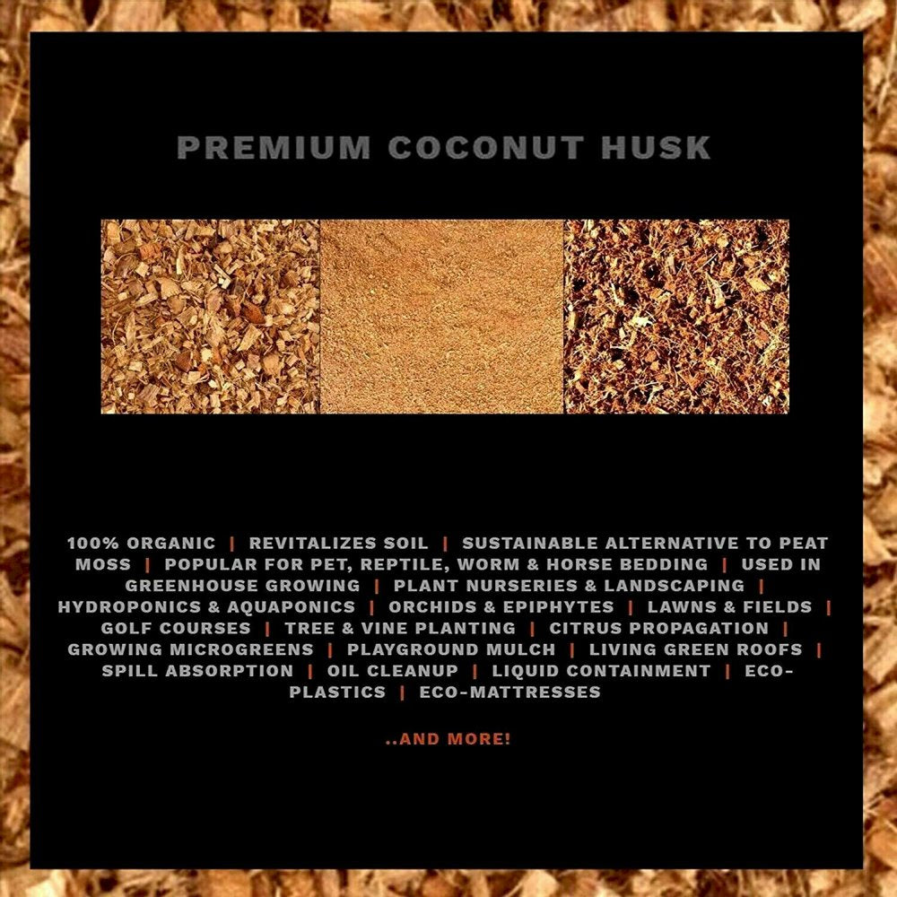 Prococo Chips Fiber Premium Coconut Husk Coconut Coir Growing Media Plants Animals & Pet Supplies > Pet Supplies > Reptile & Amphibian Supplies > Reptile & Amphibian Substrates Prococo   