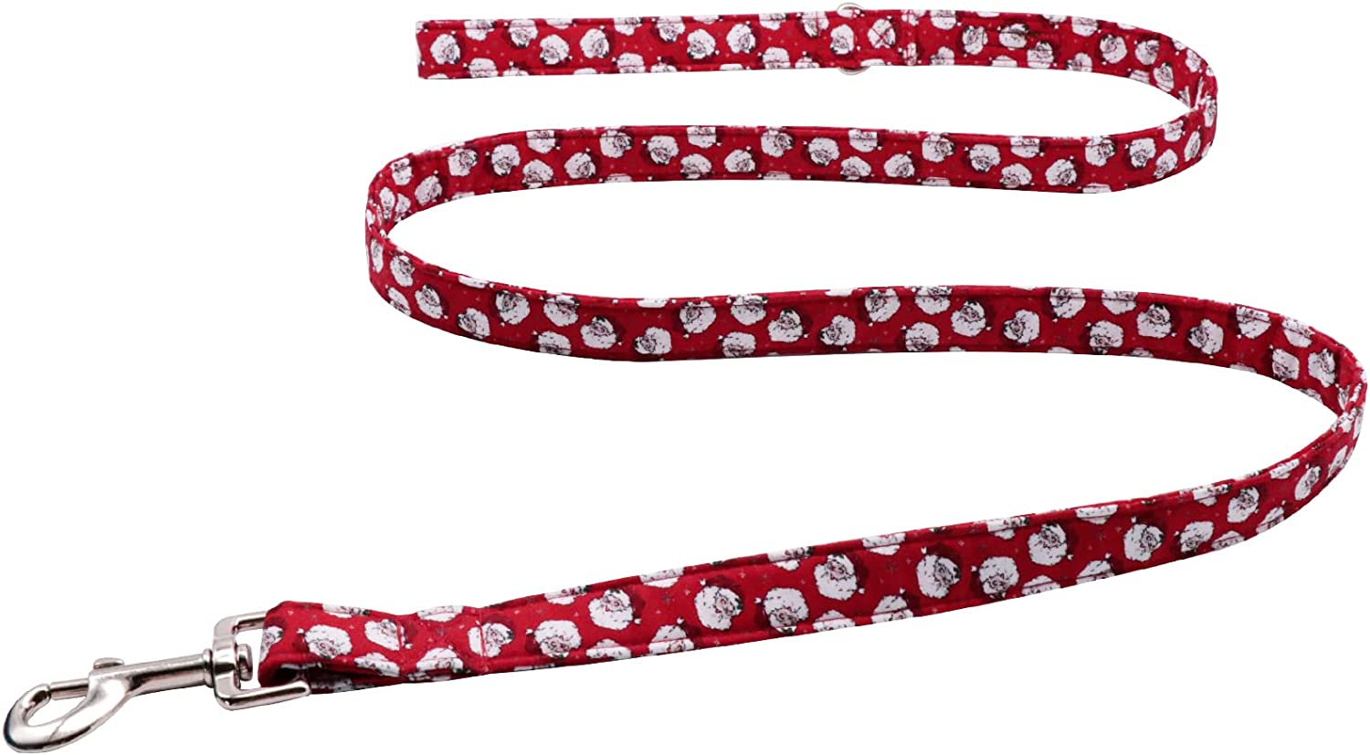 Lionet Paws Christmas Dog Collar with Bowtie, Dog Bowtie Collar with Metal Buckle for Dogs, Adjustable Comfortable Dog Collar Girl Boy Gift Santa Claus, M, Neck 13.5-22 In Animals & Pet Supplies > Pet Supplies > Dog Supplies > Dog Apparel lionet paws Santa Claus(Leash) X-Small (Pack of 1) 