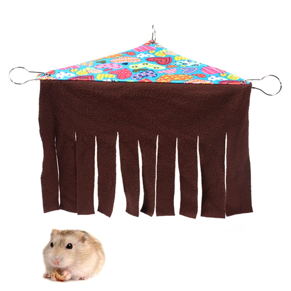 Pet Enjoy Guinea Pig Hammock Hideout,Hamster Hideaway Corner Small Animals Toys Cage Accessories Funny Habitat Tent for Guinea Pigs Chinchillas Hedgehogs Small Pets Animals & Pet Supplies > Pet Supplies > Small Animal Supplies > Small Animal Habitats & Cages Pet Enjoy   