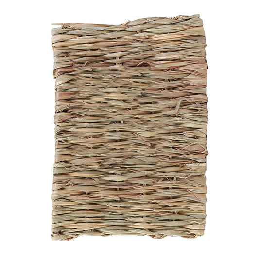 Animal Chew Toy Bed Natural Woven Grass Mats Bunny Bedding Nest for Guinea Animals & Pet Supplies > Pet Supplies > Small Animal Supplies > Small Animal Bedding OURLEEME   