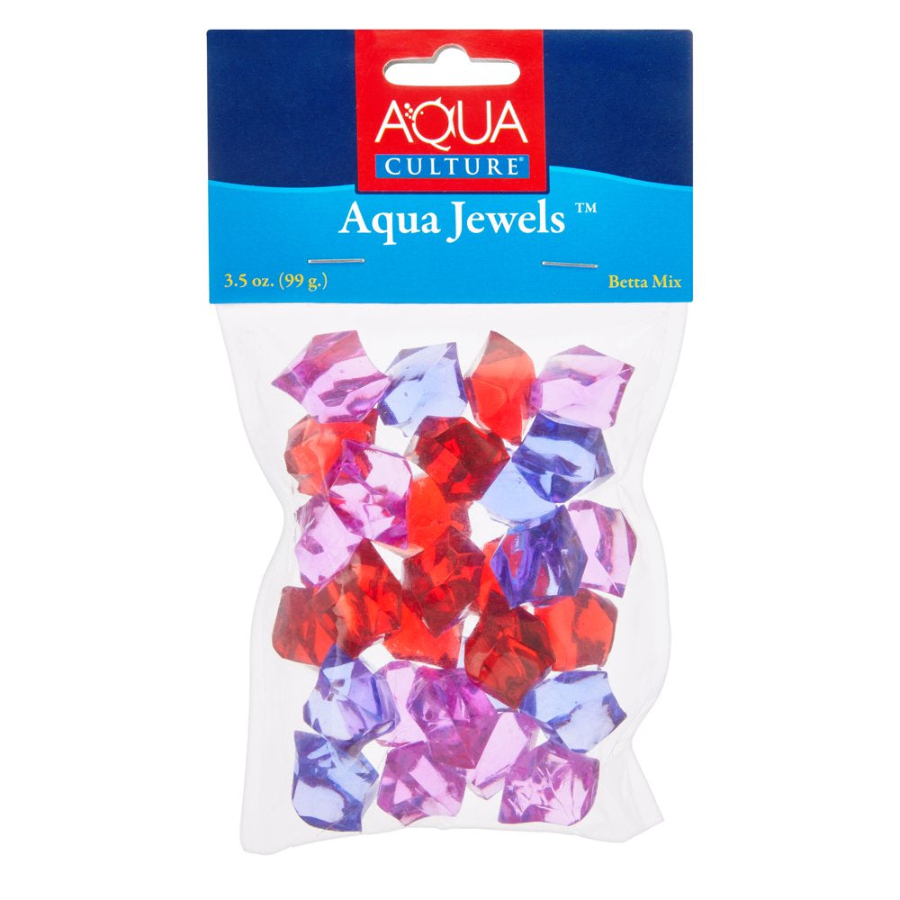 Aqua Culture Aqua Jewels, Betta Mix, 3.5 Oz Animals & Pet Supplies > Pet Supplies > Fish Supplies > Aquarium Decor Wal-Mart Stores, Inc.   