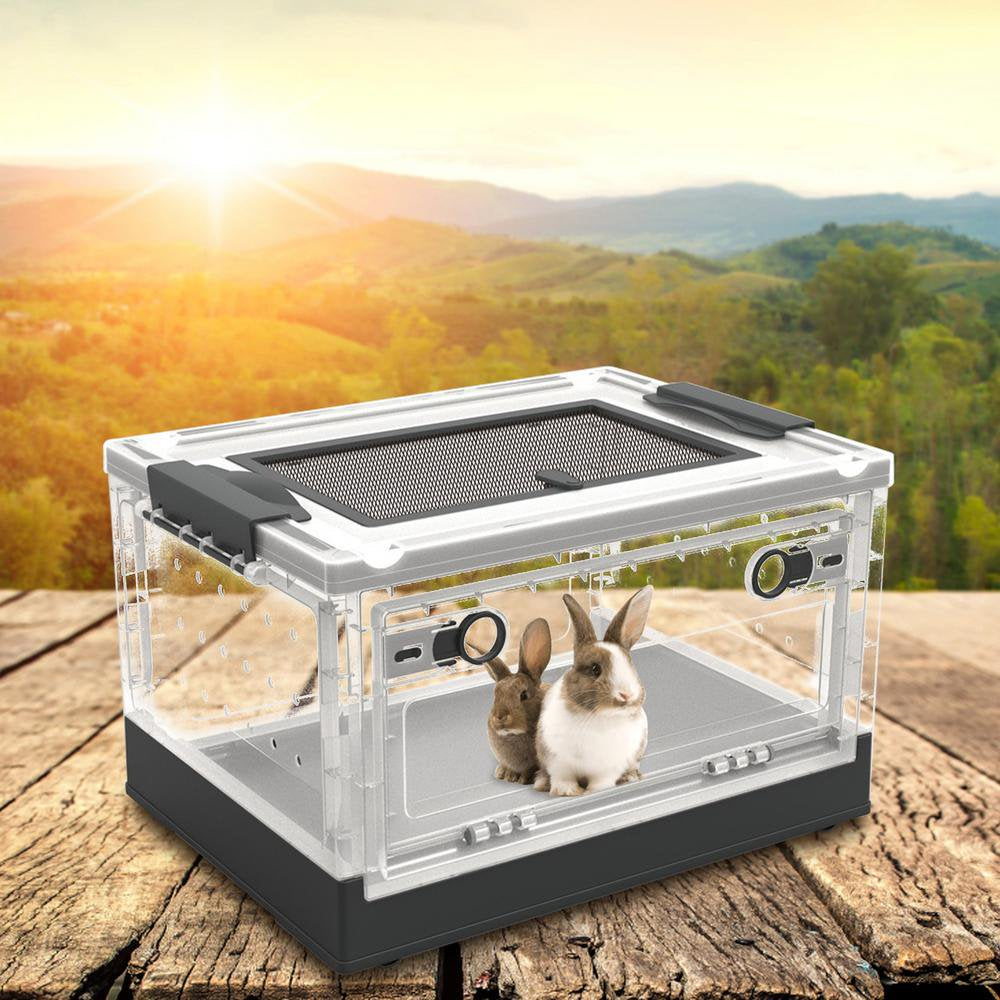 Gecorid Small Animal Breeding Box Easy to Clean Small Animal Habitat Pet Cage Reptile Feeding Habitat with Full View Visually Appealing Effective Animals & Pet Supplies > Pet Supplies > Small Animal Supplies > Small Animal Habitats & Cages Gecorid   