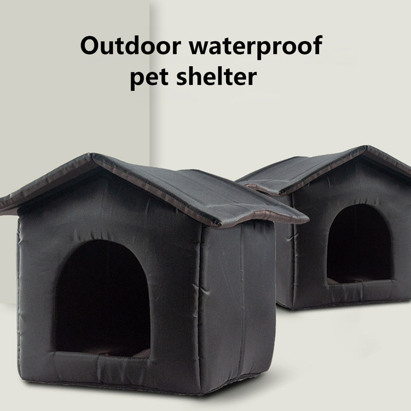 Walbest Pet House,Pet House Waterproof Detachable Oxford Cloth Comfortable Winter Cat Kitten Shelter for Outdoor Animals & Pet Supplies > Pet Supplies > Dog Supplies > Dog Houses Walbest   