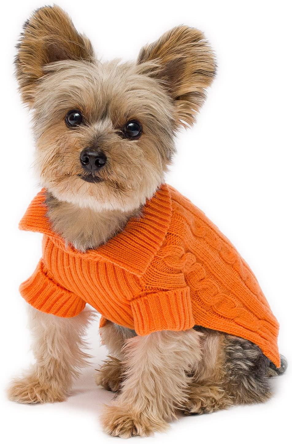 Stinky G Camel Aran Dog Sweater Size #10 Small Animals & Pet Supplies > Pet Supplies > Dog Supplies > Dog Apparel Stinky G Tangerine #14 