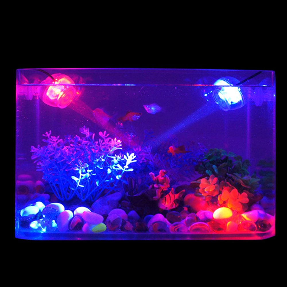 HEVIRGO Colorful LED Aquarium Spot Lamp Diving Spotlight Fish Tank Illuminated Lights Decor Animals & Pet Supplies > Pet Supplies > Fish Supplies > Aquarium Lighting HEVIRGO   