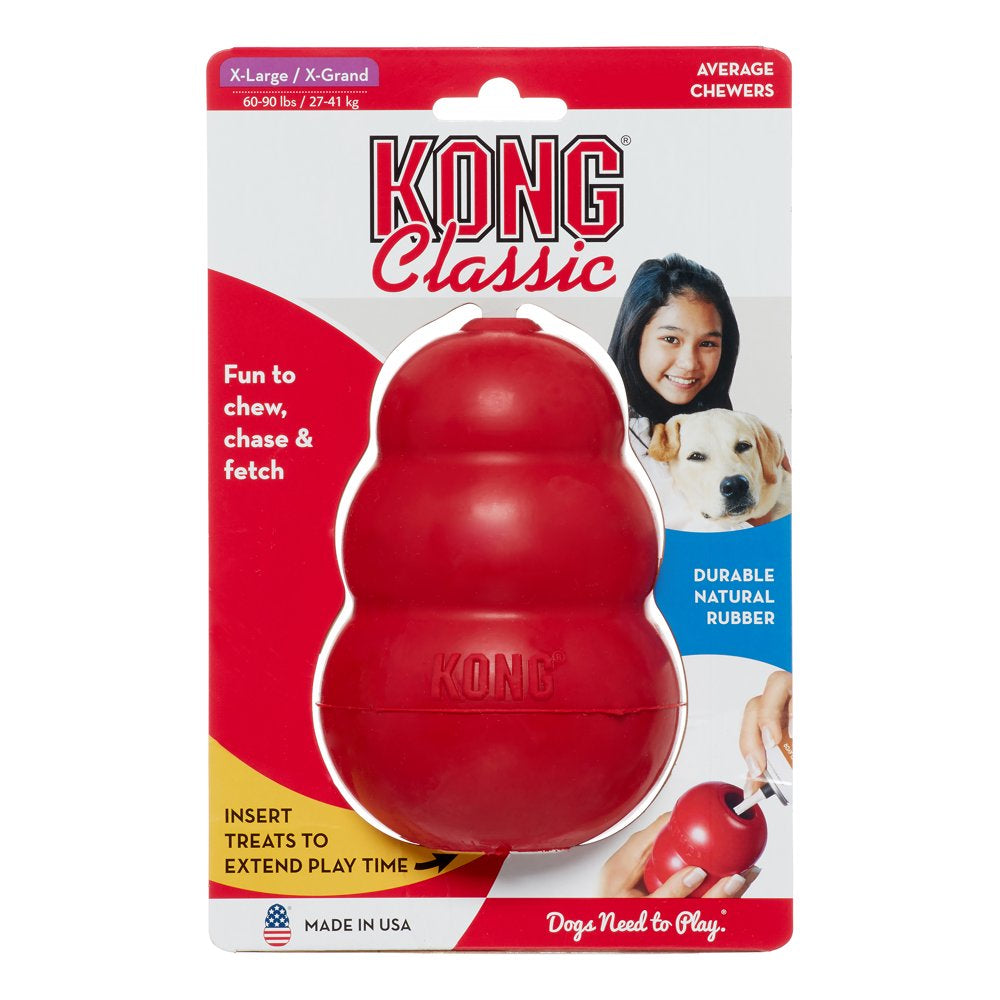 KONG Classic Dog Toy, Medium Animals & Pet Supplies > Pet Supplies > Dog Supplies > Dog Toys Kong XL  