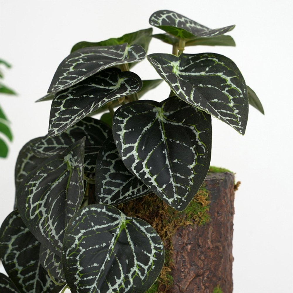 GENEMA Reptile Leave Tropical Plants Amphibian Habitat Accessories Tank Terrarium Decor Simulation Lifelike 3D Printed Leaves Animals & Pet Supplies > Pet Supplies > Small Animal Supplies > Small Animal Habitat Accessories Genema   