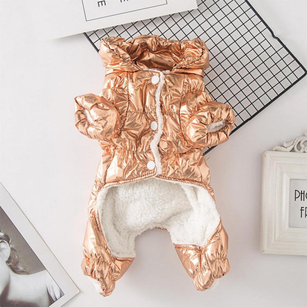 JANDEL Winter Puppy Dog Coats for Small Dogs,Cute Warm Fleece Padded Pet Clothes Apparel Clothing for Chihuahua Poodles French Bulldog Pomeranian Animals & Pet Supplies > Pet Supplies > Dog Supplies > Dog Apparel JANDEL   