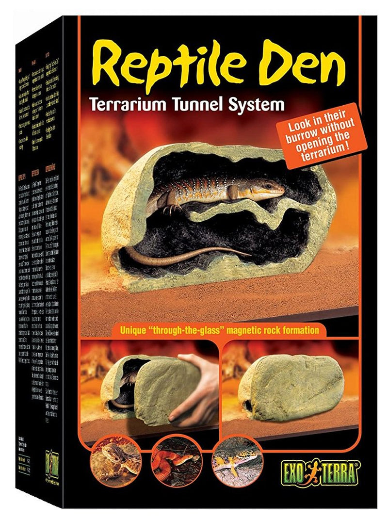 Exo Terra Reptile Den Large (10.5"L X 6"W X 4"H) Animals & Pet Supplies > Pet Supplies > Reptile & Amphibian Supplies > Reptile & Amphibian Substrates Exo-Terra   