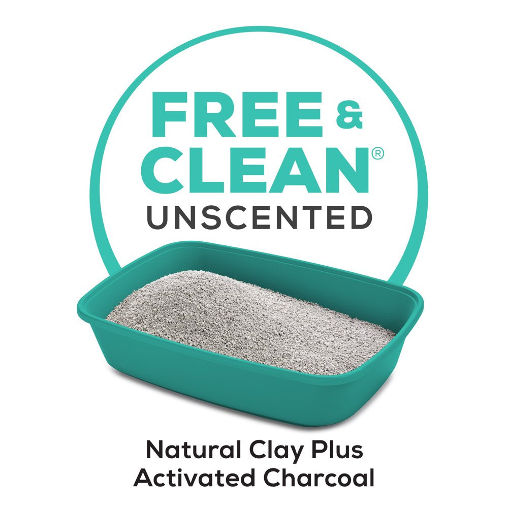 Purina Tidy Cats Clumping Cat Litter, Free & Clean Unscented Multi Cat Litter, 35 Lb. Pail Animals & Pet Supplies > Pet Supplies > Cat Supplies > Cat Litter Nestlé Purina PetCare Company   