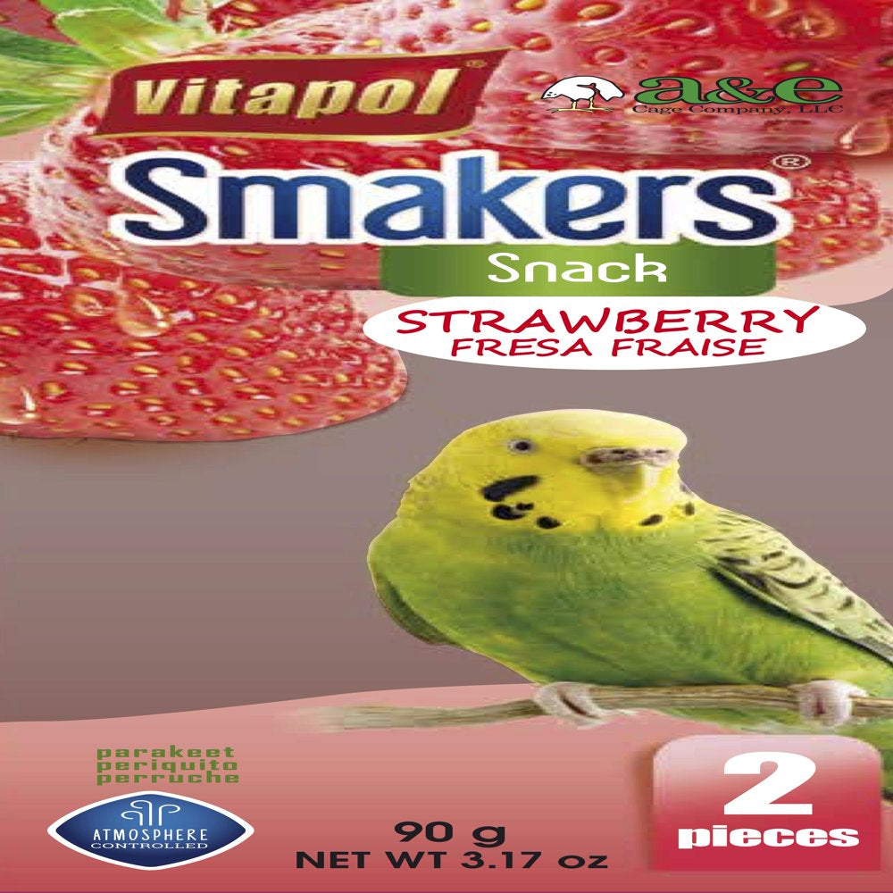 Smakers Treat Sticks 2Count Parakeet Animals & Pet Supplies > Pet Supplies > Bird Supplies > Bird Treats A&E Cage Co / VitaPol   