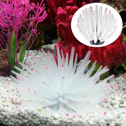 Besufy Sea Urchin Ball, Coral Artificial Sea Urchin Ball Anemone Ornament Aquarium Fish Tank Decor Animals & Pet Supplies > Pet Supplies > Fish Supplies > Aquarium Decor Besufy   