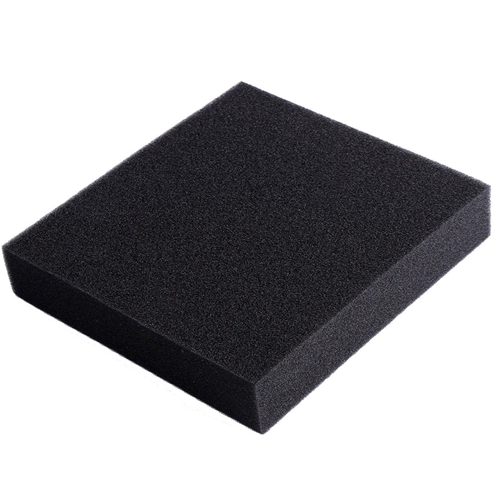 Aquaneat Aquarium Filter Sponge Open Cell Foam Sheet Bio Sponge Filter Media Pad Animals & Pet Supplies > Pet Supplies > Fish Supplies > Aquarium Filters AquaNeat 11"Lx10.25"Wx2"H Black 