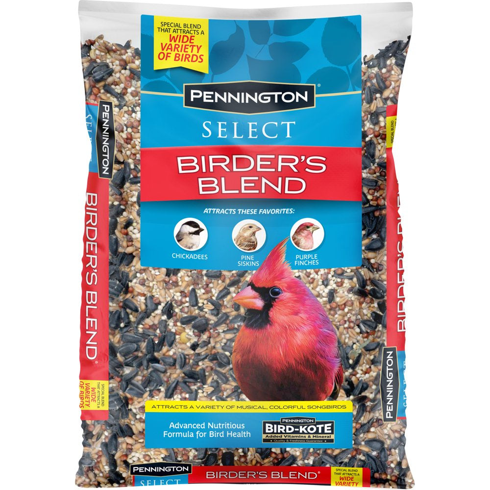 Pennington Select Birder'S Blend, Wild Bird Seed and Feed, 10 Lb. Bag Animals & Pet Supplies > Pet Supplies > Bird Supplies > Bird Food CENTRAL GARDEN & PET COMPANY 10 lbs  