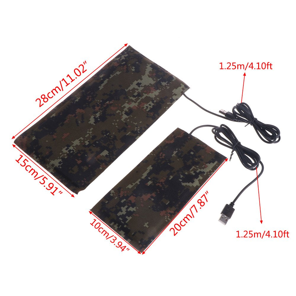 USB Reptile Warmer Pad USB Heating Mat Amphibian Heating Mat for Lizard Habitat Animals & Pet Supplies > Pet Supplies > Reptile & Amphibian Supplies > Reptile & Amphibian Substrates CHANCELAND   