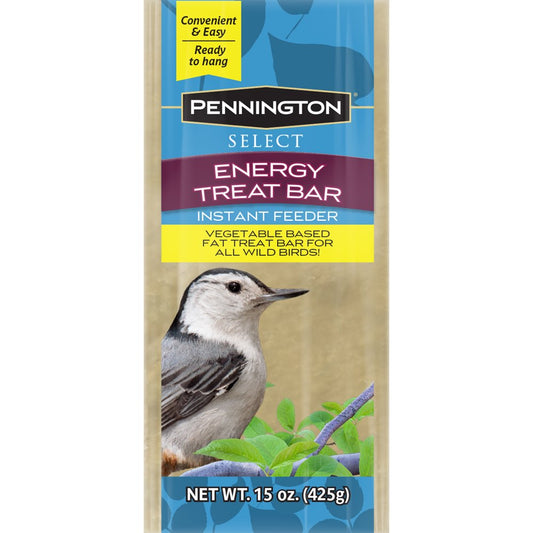 Pennington, Ready-To-Hang, Energy Treat Bar Wild Bird Feed, for Songbirds, 15 Oz. Animals & Pet Supplies > Pet Supplies > Bird Supplies > Bird Food Central Garden and Pet   