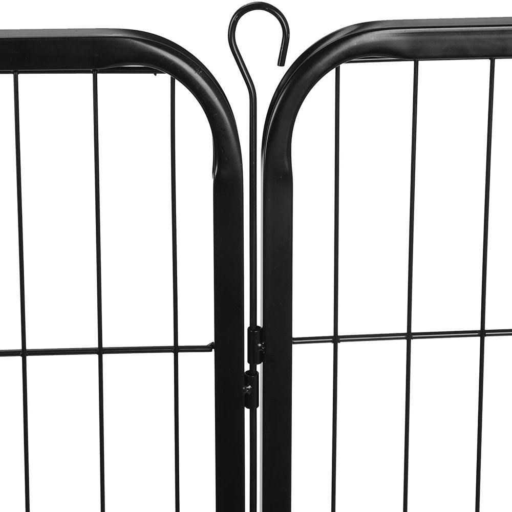 Howcool 24 Inch Dog Pen Foldable Metal 16 Panels Exercise Pen Pet Playpen Puppy Cat Exercise Fence Barrier Playpen Kennel Animals & Pet Supplies > Pet Supplies > Dog Supplies > Dog Kennels & Runs Howcool   