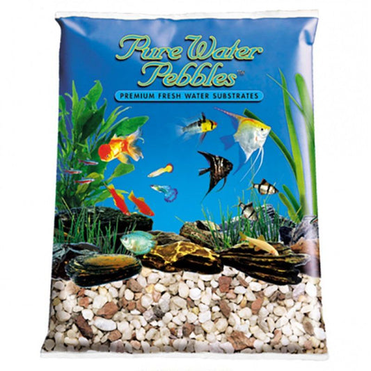 Pure Water Pebbles Aquarium Gravel - Custom Blend 5 Lbs (6.3-9.5 Mm Grain) Pack of 2 Animals & Pet Supplies > Pet Supplies > Fish Supplies > Aquarium Gravel & Substrates Pure Water Pebbles   