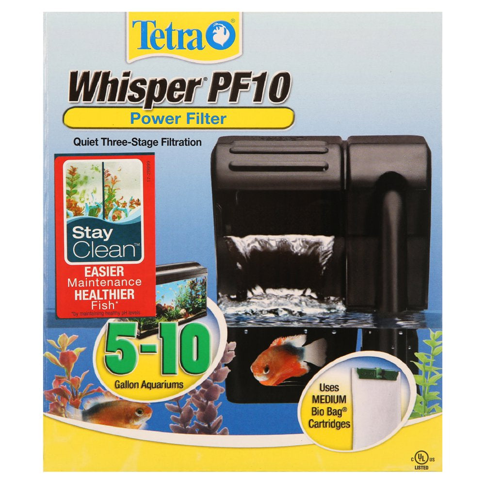 Tetra Whisper Power Filter 10 Gallons, Quiet 3-Stage Aquarium Filtration Animals & Pet Supplies > Pet Supplies > Fish Supplies > Aquarium Filters Spectrum Brands   