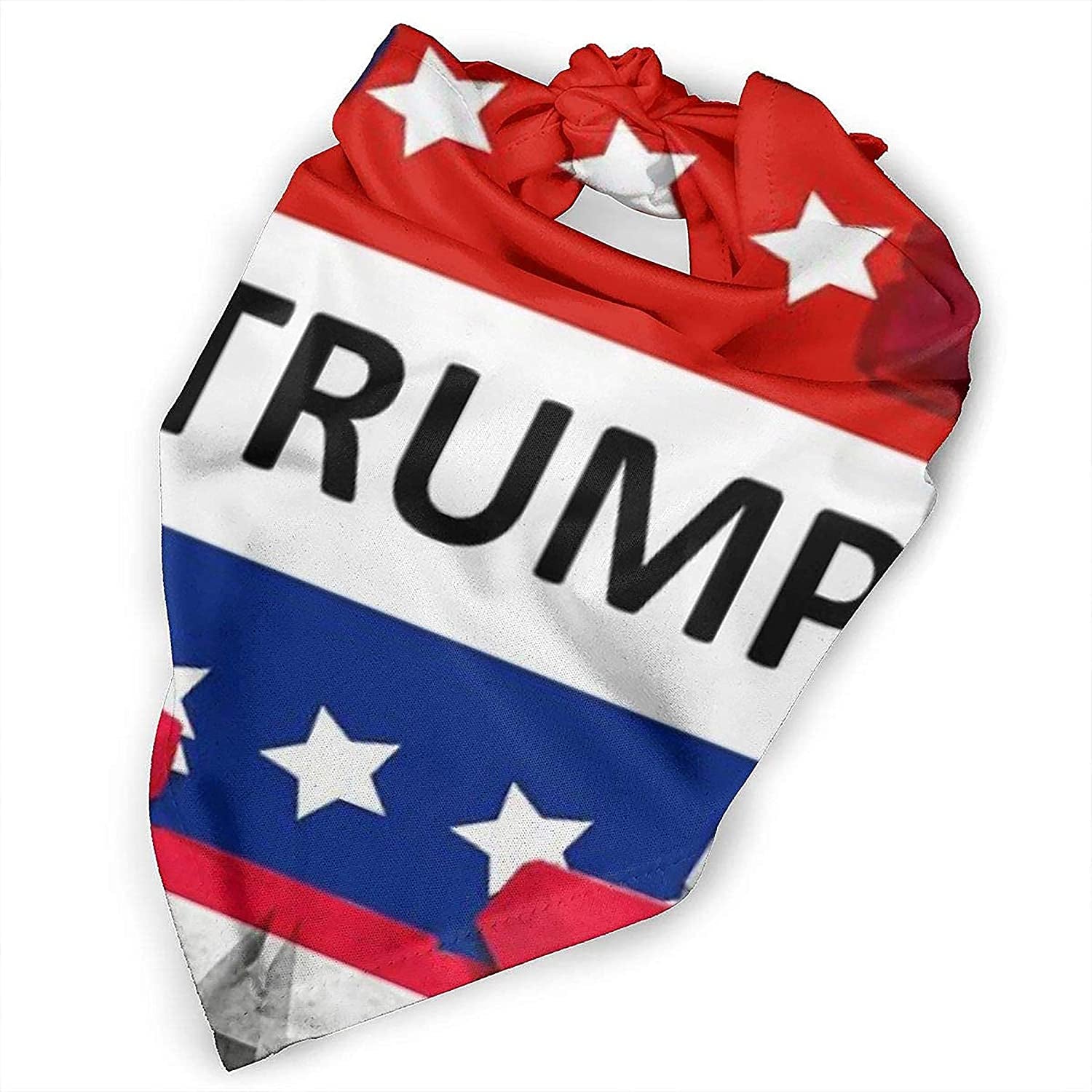 FRTSFLEE Dog Bandana American USA Trump Flag Scarves Accessories Decoration for Pet Cats and Puppies Animals & Pet Supplies > Pet Supplies > Dog Supplies > Dog Apparel FRTSFLEE   