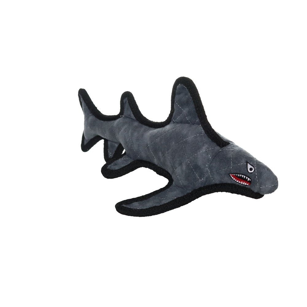 Tuffy'S Ocean Creature Shark Durable Dog Toy with Squeaker, Gray Animals & Pet Supplies > Pet Supplies > Dog Supplies > Dog Toys VIP Products   