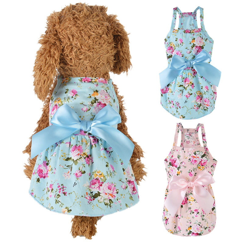 Dog Dress Pet Skirt Doggie Apparel Puppy Bowtie Dresses for Small Girl Dogs and Cats,Puppy Kitten Summer Cute Floral Dress Sundress Princess Dress for Prom Birthday Party Wedding Formal Occasion,Pink Animals & Pet Supplies > Pet Supplies > Dog Supplies > Dog Apparel Secrets   